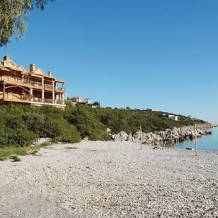 Secret Arcadia Bay - Maisonette Breathtaking Sea & Mountain View-Just On The Beach Agios Andreas  Exterior photo